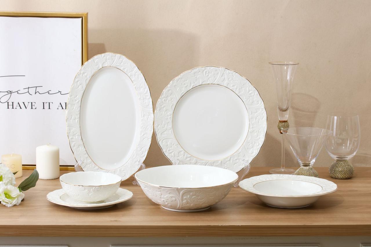 WhatsApp Image 2025-09-16 at 10.07.47 AM طقم عشاء فخم بتصميم أنيق لـ 6 أشخاص (28 قطعة) - الصورة 1