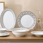 طقم تقديم راقٍ للمناسبات العائلية (28 قطعة لـ 6 أشخاص)-(2024116)