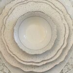 طقم عشاء مودرن وعصري عفراء السويدي  (25098) مع مفرش سفره هدية